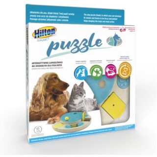 HILTON PUZZLE-INTERACTIVE PUZZLE FOR TREATS FOR DOG/CAT