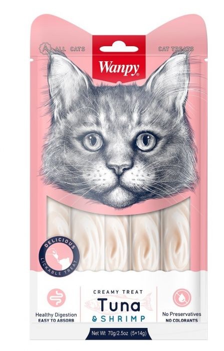 WANPY CREAMY LICKABLE TUNA & SHRIMP - Image 2