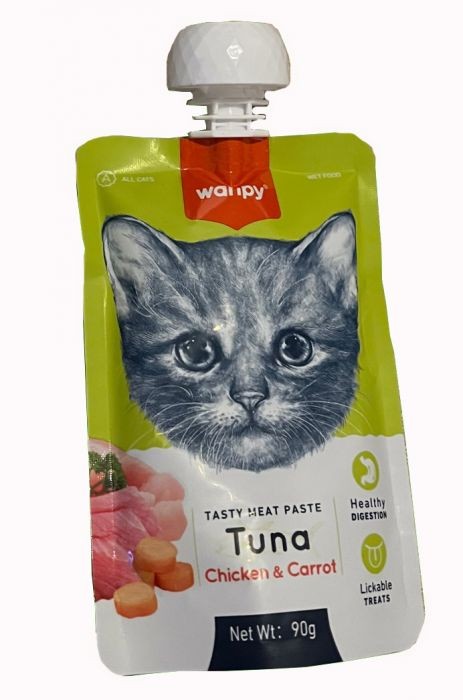 WANPY TASTY MEAT TUNA & CHICKEN 90GR - Image 2
