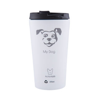 MY DOG COFFEE THERMOS 370ML WHITE