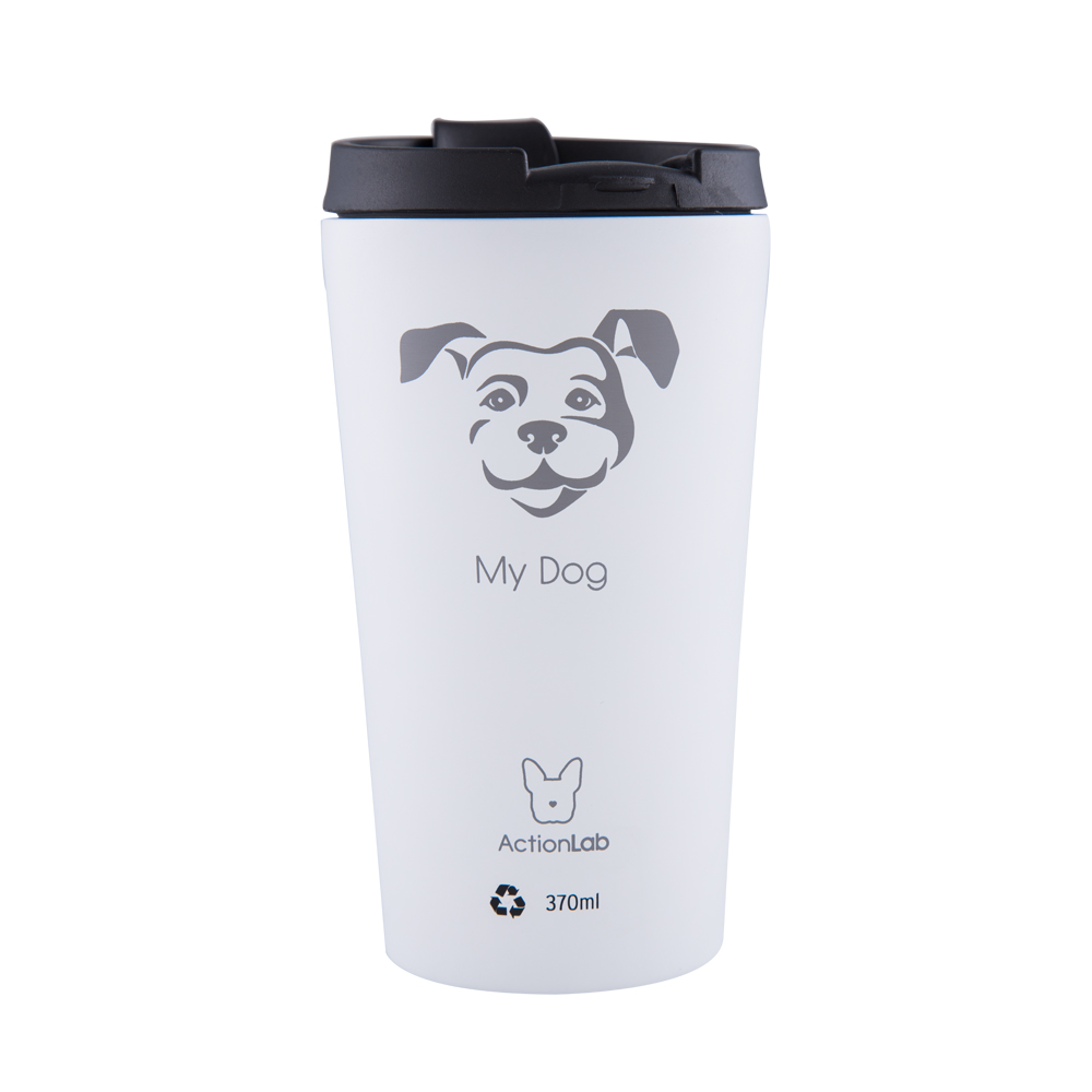MY DOG COFFEE THERMOS 370ML WHITE