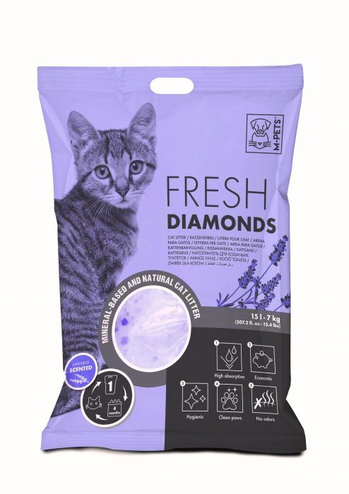 M-PETS – FRESH DIAMONDS LAVENDER SILICA - Image 2