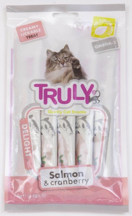 TRULY – CREAMY LICKABLES SALMON & CRANBERRY