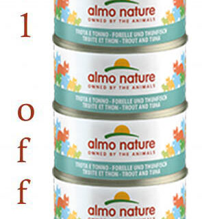 ALMO NATURE - HFC JELLY MEGA TROUT & TUNA 6X70GR