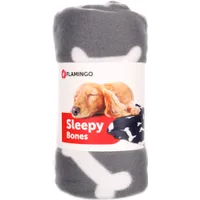 DOG BLANKET 150X130CM GREY