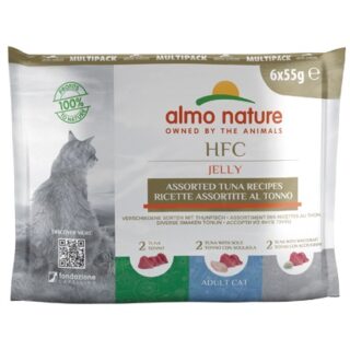 ALMO NATURE - HFC JELLY TUNA MULTI 6X55GR