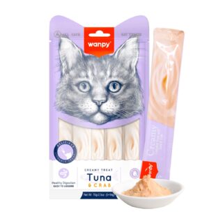 WANPY - CREAMY LICKABLE TUNA & CRAB 70GR