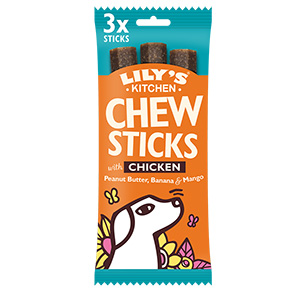 LILY'S KITCHEN - DOG CHEW STICKS CHICKEN 120GR