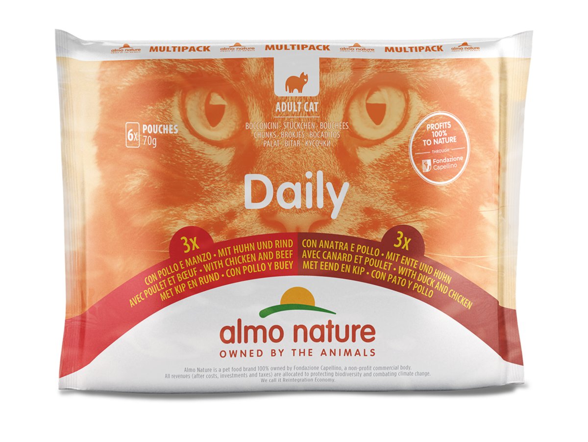 ALMO NATURE - CHIC & B EEF/CHIC & DUCK 6X70GR