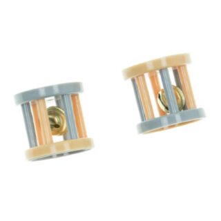 SET 2 RUOTE PLASTICA C/CAMPAN