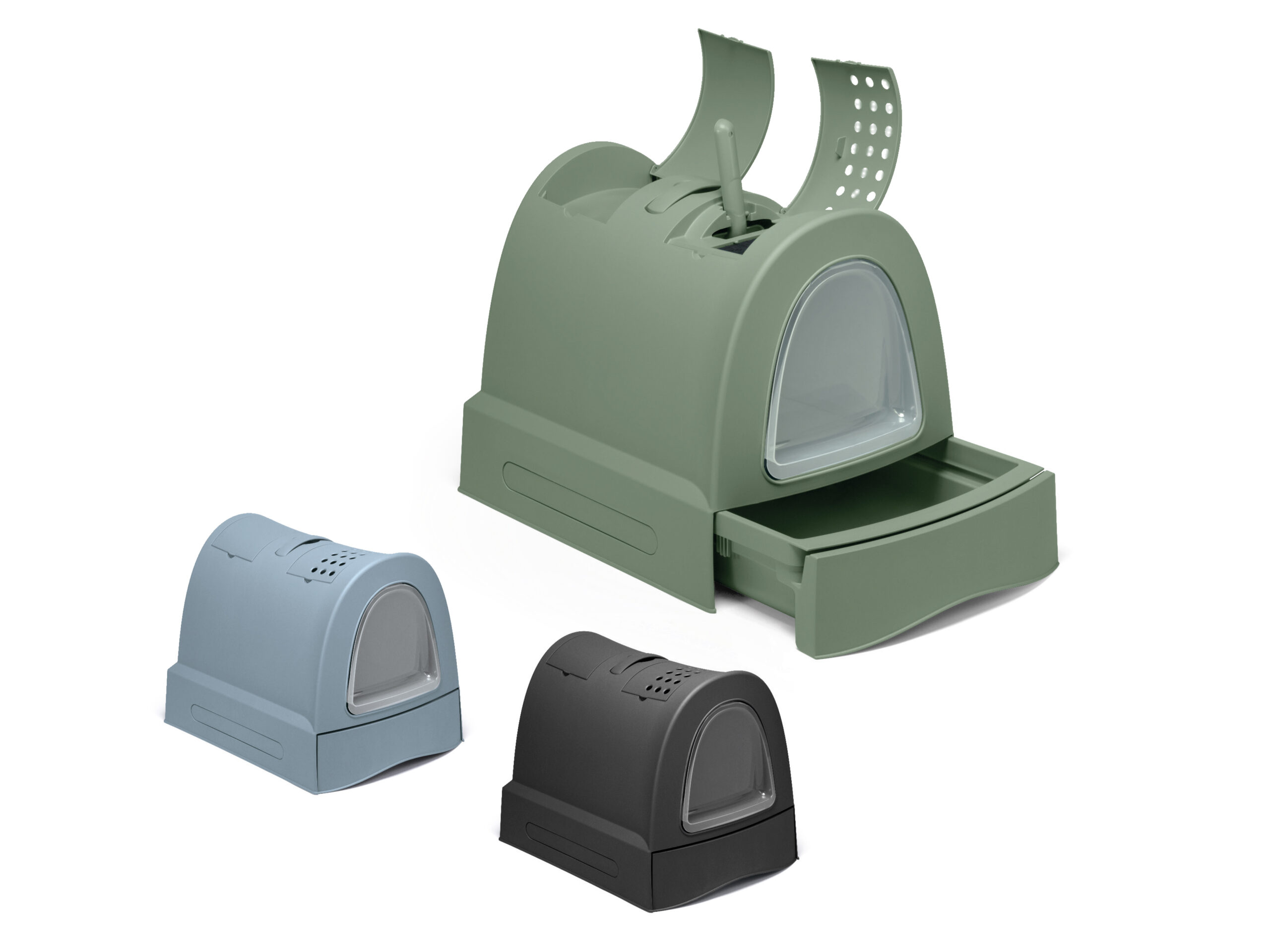 Cat Toilet Zuma With Sliding Tray "2nd life"