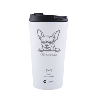 CHIHUAHUA COFFEE THERMOS 370ML WHITE