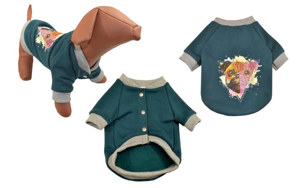 WOOFMODA JACKET PETROL/GREY