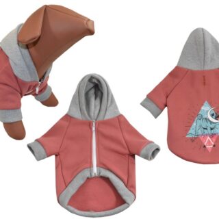 WOOFMODA JACKET PEACH/GREY