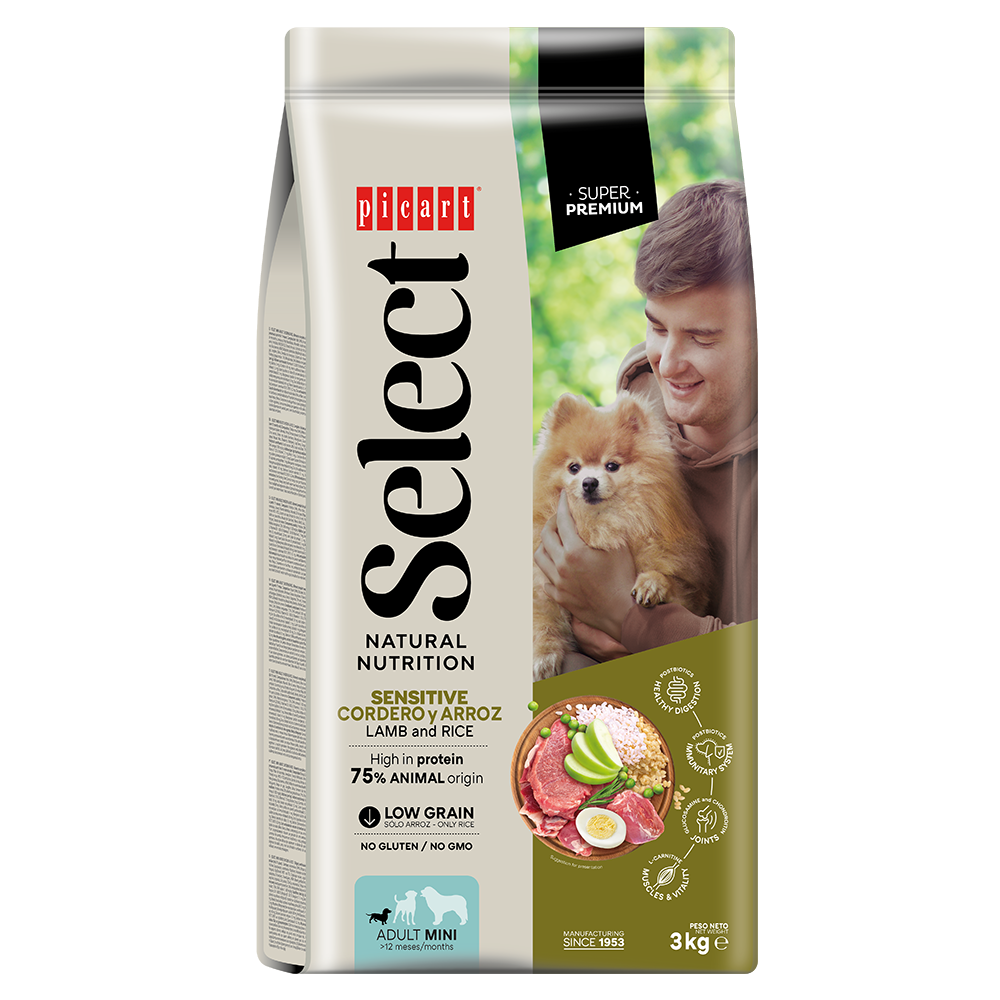 Picart Select Adult Mini Sensitive Lamb And Rice