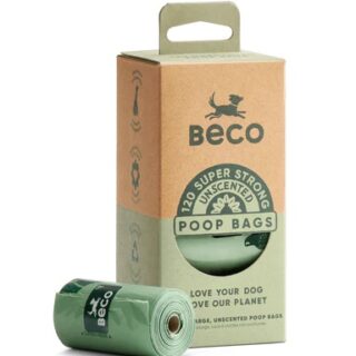 BECO PETS - LARGE UNSCENTED POOP BAGS 120