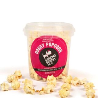 BARKING BAKERY - DOGGY CHEESEY PUPCORN TUB