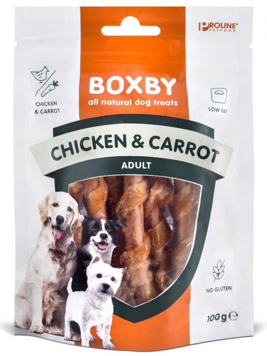 BOXBY - CHICKEN & CARROT 100GR