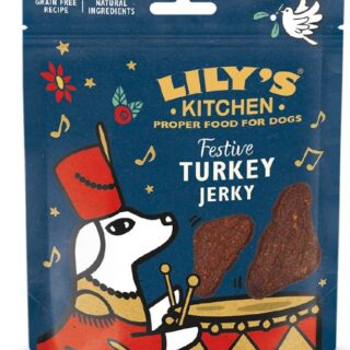 LILY'S KITCHEN - FESTIVE TURKEY JERKY 70GR