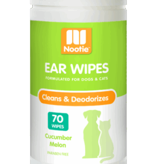 Nootie cucumber melon ear wipes x70