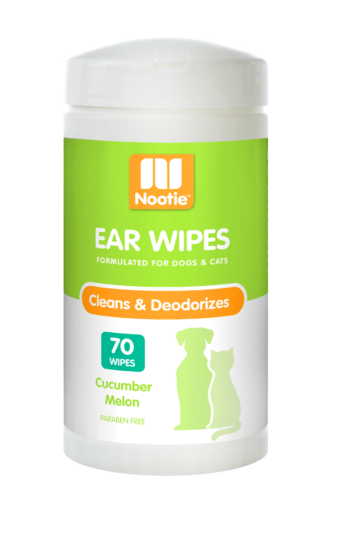 Nootie cucumber melon ear wipes x70