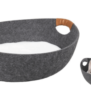 BASKET MEXXI FELT GREY 48,5x46x15,5CM