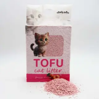 Emily Pets Tofu Cat Litter Peach 6L