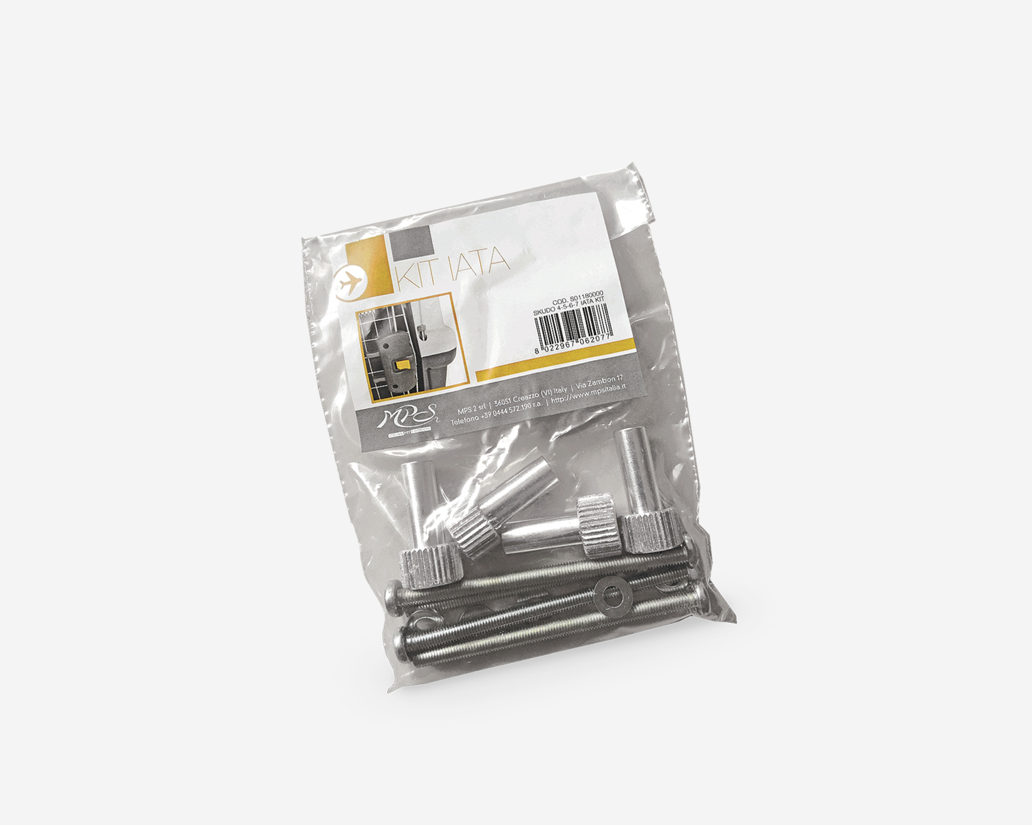 Skudo 4–8 Security Screw Kit – IATA Metal Lock Set