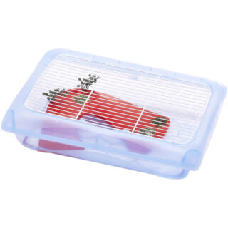 AQUARIUM WITH WIRE COVER FOR TURTLE NIN