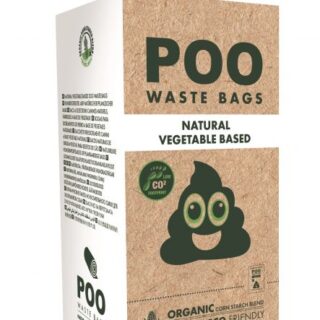 M-PETS - 120 COUNT ORGANIC UNSCENTED POO BAGS