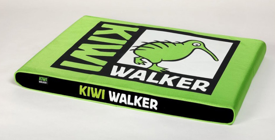Kiwi Walker Orthopedic Mattress – L (Green/Black, 80 × 55 × 6 cm)