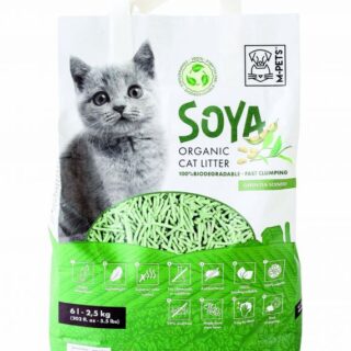 M-PETS SOYA ORGANIC GREENTEA CAT LITTER