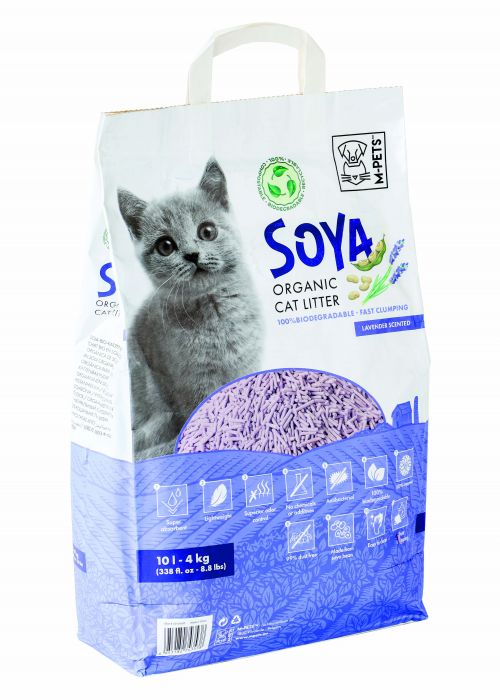 M-PETS – SOYA ORGANIC LAVENDER CAT LITTER