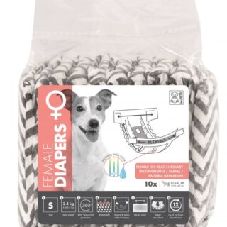 M PETS DIAPERS FEMALE SMALL 10 CS