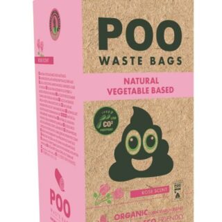 M-PETS -  120 COUNT ROSE SCENTED POO BAGS