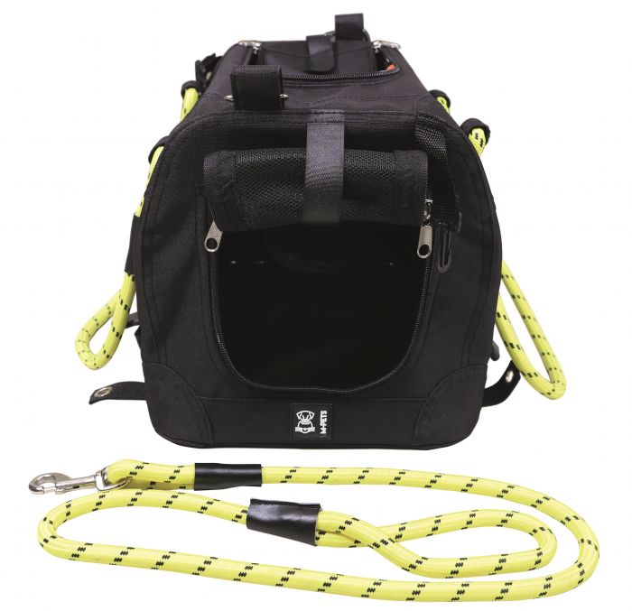 M-PETS - REMIX TRAVEL CARRIER 2IN1 BCK & YELLOW