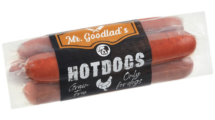 MR GOODLADS G.FREE CHICKEN HOTDOGS 220GR