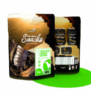 Prince Taste Of Nature Natural Snacks / Bovine Nose Bone 650gr