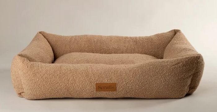 SCRUFFS - BOUCLE DESERT BROWN BOX BED S