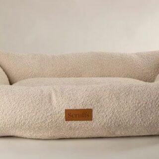 SCRUFFS - BOUCLE IVORY BOX BED S