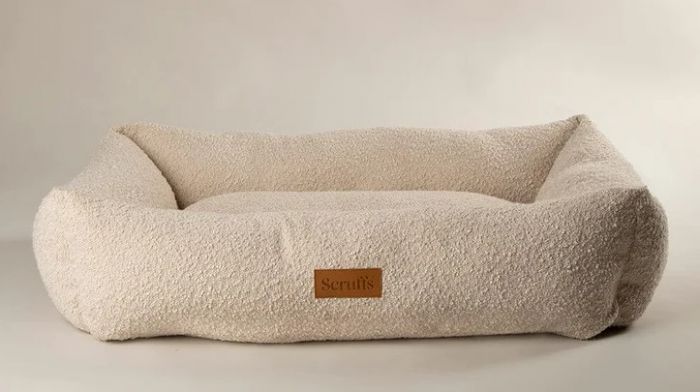 SCRUFFS - BOUCLE IVORY BOX BED S