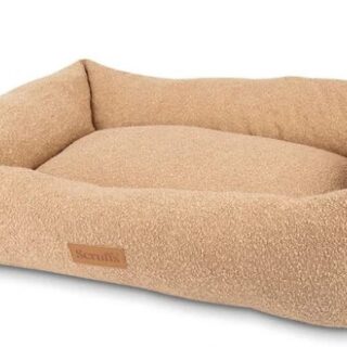SCRUFFS - BOUCLE DESERT BROWN BOX BED XL