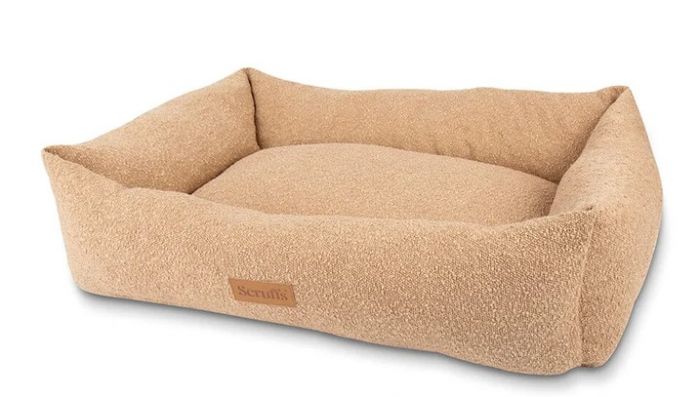 SCRUFFS - BOUCLE DESERT BROWN BOX BED XL