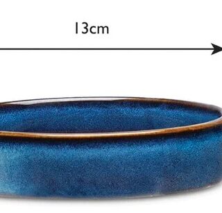 SCRUFFS - MIDNIGHT BLUE PET SAUCER 13CM