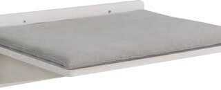 Platform with cushion, climbing landscape, 50 × 17.5 × 36.5 cm, white