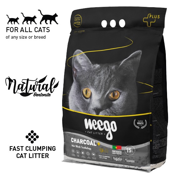 WEEGO – CAT LITTER PLUS+ACTIVE CHARCOAL