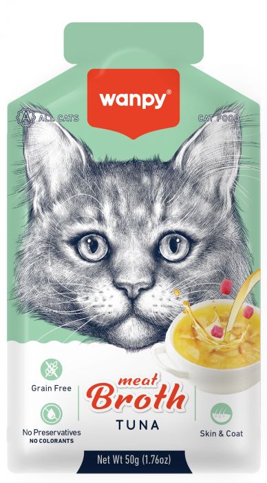 WANPY - MEAT BROTH TUNA 50gr