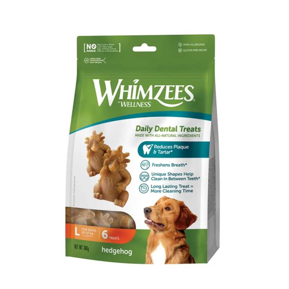 Whimzees Hedgehog Large (6Pcs/360g)