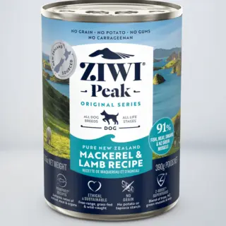 Ziwi Peak Dog Mackerel & Lamb Can 390g