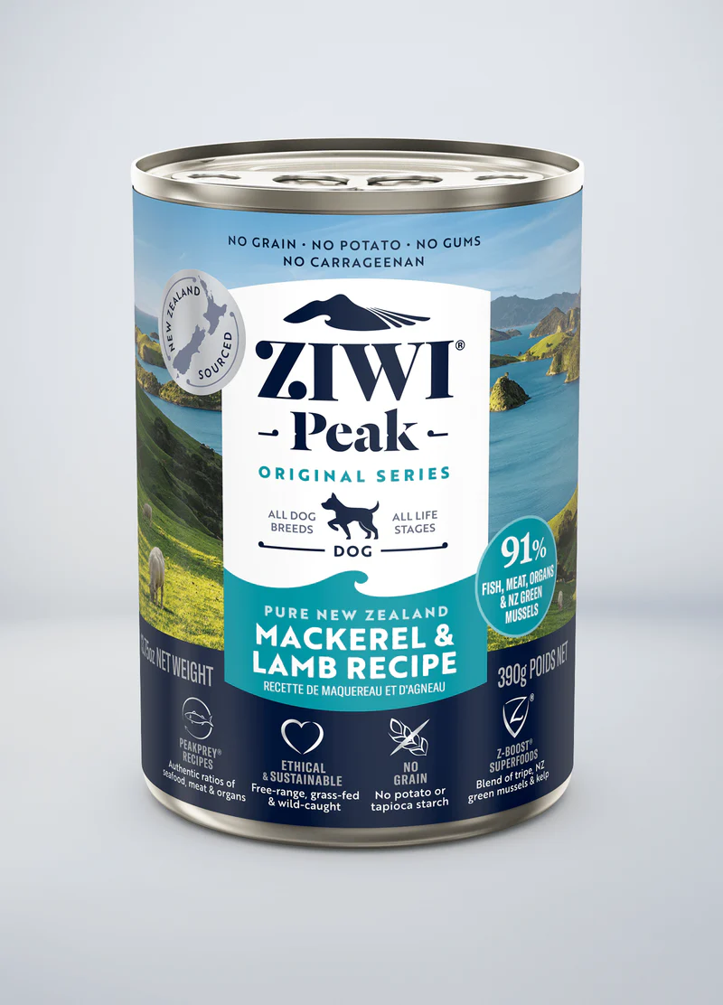 Ziwi Peak Dog Mackerel & Lamb Can 390g